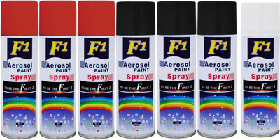 F1 Multicolor Spray Paint 450 ml(Pack of 7)