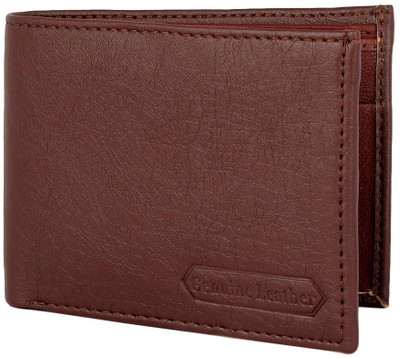 I IRED Men Brown Artificial Leather Wallet(6 Card Slots)
