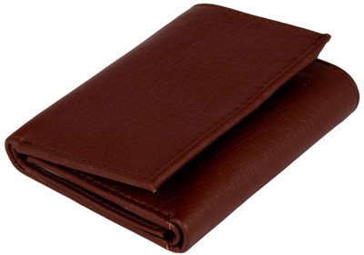 LURAP Men Maroon Genuine Leather Wallet(13 Card Slots)