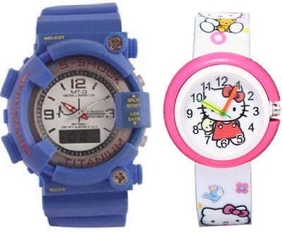 SOOMS BLUE S SHOCK STYLISH DIGITAL BOYS WATCH having latest , designer , sporty big dial WITH KITTY CARTOON PRINTED GIRLS Watch - For Boys & Girls
SOOMS BLUE S SHOCK STYLISH DIGITAL BOYS WATCH having latest , designer , sporty big dial WITH KITTY CARTOON PRINTED GIRLS Watch - For Boys & Girls