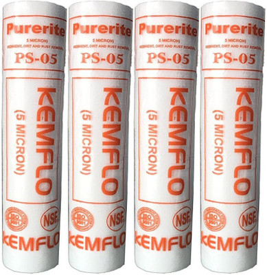 SRIHPE KEMFLO PURERITE RO Pre Filter 5 Micon 10 Inch Solid Filter Cartridge(5, Pack of 4)
SRIHPE KEMFLO PURERITE RO Pre Filter 5 Micon 10 Inch Solid Filter Cartridge(5, Pack of 4)
