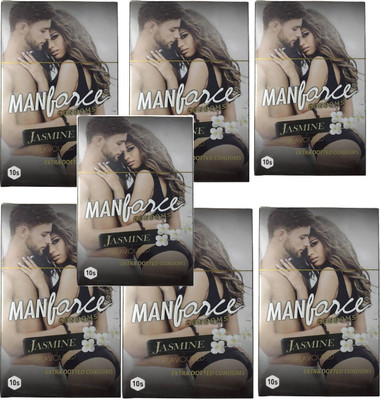 Manforce Jasmine Extra Dotted Condom(Set of 7, 70S)