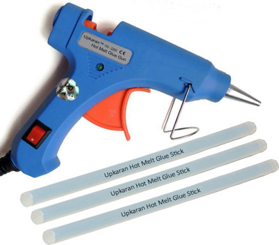 Upkaran Electric 20W Hot Melt Glue Gun With 3 Pcs Free Big Clear Hot Melt Glue Sticks(8inch) Standard Temperature Corded Glue Gun(7 mm)
Upkaran Electric 20W Hot Melt Glue Gun With 3 Pcs Free Big Clear Hot Melt Glue Sticks(8inch) Standard Temperature Corded Glue Gun(7 mm)