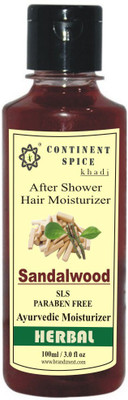 Continent Spice Khadi After Shower Hair Moisturizer (Sandalwood) -(SLS-Paraben Free) CS682005(100 ml)
Continent Spice Khadi After Shower Hair Moisturizer (Sandalwood) -(SLS-Paraben Free) CS682005(100 ml)