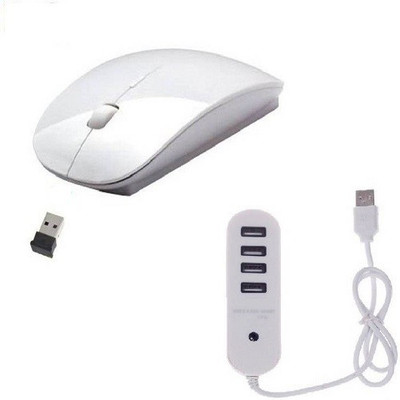 OXZA High Speed Ultra Slim Mouse With 4 port 1 TB USB Hub Wireless Optical Gaming Mouse(USB, 2.4GHz Wireless, White)
OXZA High Speed Ultra Slim Mouse With 4 port 1 TB USB Hub Wireless Optical Gaming Mouse(USB, 2.4GHz Wireless, White)