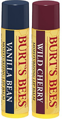 Burt's Bees 100% Natural Moisturizing Lip Balm Wild Cherry, Vanilla Bean(Pack of: 2, 4.25 g)
Burt's Bees 100% Natural Moisturizing Lip Balm Wild Cherry, Vanilla Bean(Pack of: 2, 4.25 g)