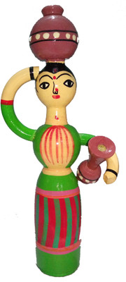 Crafts India Wooden India Pot Lady Big Decorative Showpiece - 22 cm(Wooden, Multicolor)
Crafts India Wooden India Pot Lady Big Decorative Showpiece - 22 cm(Wooden, Multicolor)