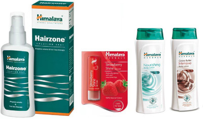 Himalaya Hairzone Solution, Strawberry Shine Lip Care, Nourishing Body Lotion, Cocoa Butter Intensive Body Lotion(Set of 4)
Himalaya Hairzone Solution, Strawberry Shine Lip Care, Nourishing Body Lotion, Cocoa Butter Intensive Body Lotion(Set of 4)