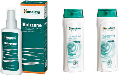 Himalaya Hairzone Solution, Winter Defense Moisturizing Cream(Set of 3)