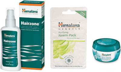 Himalaya Hairzone Solution, Purifying Neem Pack, Winter Defense Moisturizing Cream(Set of 3)
Himalaya Hairzone Solution, Purifying Neem Pack, Winter Defense Moisturizing Cream(Set of 3)