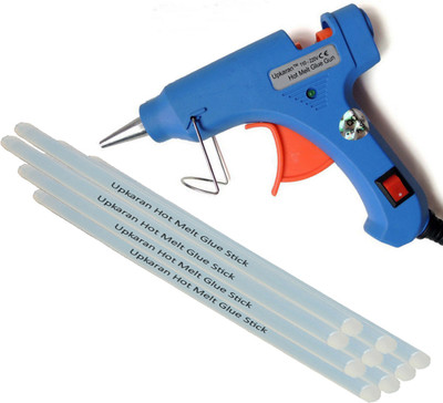 Upkaran 20W Mini Glue Gun with ON OFF Switch, LED Indicator and 9 Big Hot Melt Glue Sticks(10inch) for Decoration art and Craft work Standard Temperature Corded Glue Gun(7 mm)
Upkaran 20W Mini Glue Gun with ON OFF Switch, LED Indicator and 9 Big Hot Melt Glue Sticks(10inch) for Decoration art and Craft work Standard Temperature Corded Glue Gun(7 mm)