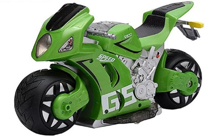 SANJARY Ultra Fast 4D Moto 2.4Ghz 1:8 Scale Gravity Sensor Handlebar Remote Control RC Drift Bike with Bright LED Light & Sound (Green)(Green)
SANJARY Ultra Fast 4D Moto 2.4Ghz 1:8 Scale Gravity Sensor Handlebar Remote Control RC Drift Bike with Bright LED Light & Sound (Green)(Green)