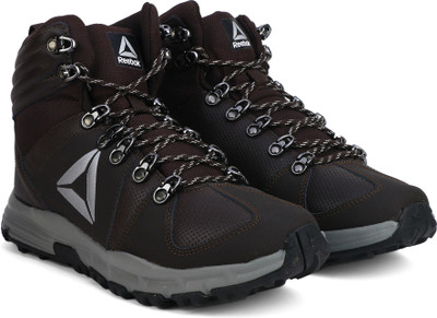 REEBOK OUTDOOR VOYAGER MID Outdoor Shoes For Men(Brown, Root/metsil/gun mtl/blk