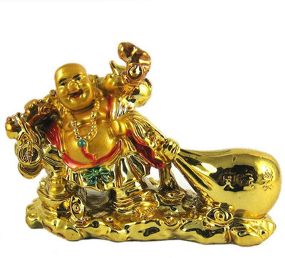 Creative Gifts Feng Shui Laughing Buddha Drag The Money Potli Decorative Showpiece - 12 cm(Polyresin, Gold)
Creative Gifts Feng Shui Laughing Buddha Drag The Money Potli Decorative Showpiece - 12 cm(Polyresin, Gold)