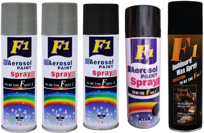 F1 MULTICOLOR Spray Paint 450 ml(Pack of 5)