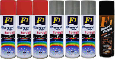 F1 Spray Paint Multicolor Spray Paint 450 ml(Pack of 7)