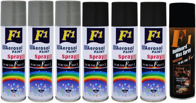 F1 Spray Paint Multicolor Spray Paint 450 ml(Pack of 7)