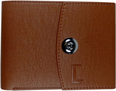 craft n life Men Tan Artificial Leather Wallet(6 Card Slots)