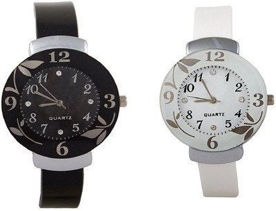 Aaradhya Fashion Stylist Black & White Strap 2 Pack Combo Watch - For Girls
Aaradhya Fashion Stylist Black & White Strap 2 Pack Combo Watch - For Girls