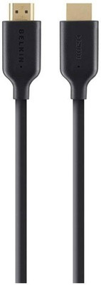 Belkin Gold Plated High Speed HDMI Cable with Ethernet HDMI Cable(Compatible with Mobile, Laptop, Tablet, Mp3, Gaming Device, Black)
Belkin Gold Plated High Speed HDMI Cable with Ethernet HDMI Cable(Compatible with Mobile, Laptop, Tablet, Mp3, Gaming Device, Black)