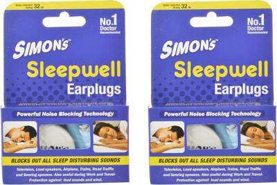 Simon's Sleepwell Earplug COMBI PACK - 6 Foam + 2 Silicon Earplug + Free carry case Ear Plug(Blue)
Simon's Sleepwell Earplug COMBI PACK - 6 Foam + 2 Silicon Earplug + Free carry case Ear Plug(Blue)
