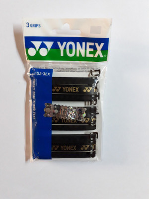 Yonex AC153-3EX Tacky Touch Grip(Black, Pack of 1)