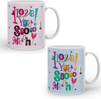 Indigifts Valentine Gifts for Boyfriend Girlfriend Pink Blue I Love You So Much set of 2 Love Printed Best Quality Ceramic Gift for Him Her Wife Husband Fiance Spouse Home Birthday Anniversary Ceramic Mug(330 ml, Pack of 2), Multicolor
Indigifts Valentine Gifts for Boyfriend Girlfriend Pink Blue I Love You So Much set of 2 Love Printed Best Quality Ceramic Gift for Him Her Wife Husband Fiance Spouse Home Birthday Anniversary Ceramic Mug(330 ml, Pack of 2), Multicolor