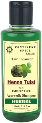 Continent Spice Khadi Henna Tulsi Herbal Hair Cleanser (210ml) -(SLS-Paraben Free) CS682005(210 ml)
Continent Spice Khadi Henna Tulsi Herbal Hair Cleanser (210ml) -(SLS-Paraben Free) CS682005(210 ml)