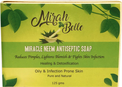 Mirah Belle Naturals Miracle Neem Antiseptic Soap (125 g)(125 g)
Mirah Belle Naturals Miracle Neem Antiseptic Soap (125 g)(125 g)