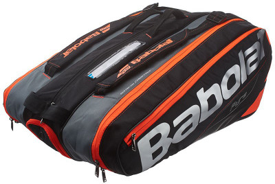 Babolat RHX12 PURE Kit Bag(Black, Kit Bag), Black fluo red