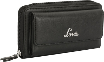 Lavie Casual Black Clutch