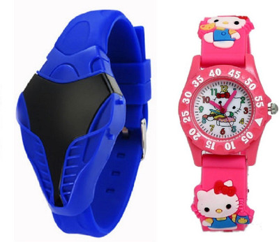SOOMS blue cobra digital led boys watch with having latest , designer , sporty big dial WITH KITTY CARTOON PRINTED GIRLS Watch - For Boys & Girls
SOOMS blue cobra digital led boys watch with having latest , designer , sporty big dial WITH KITTY CARTOON PRINTED GIRLS Watch - For Boys & Girls