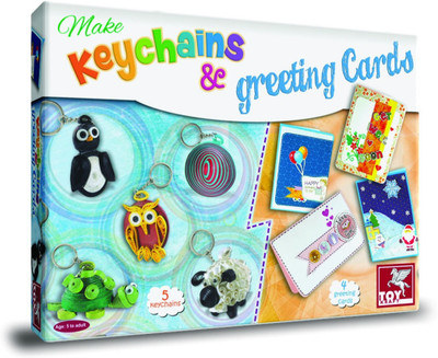 Toy Kraft MAKE KEYCHAINS & GREETING CARDS
