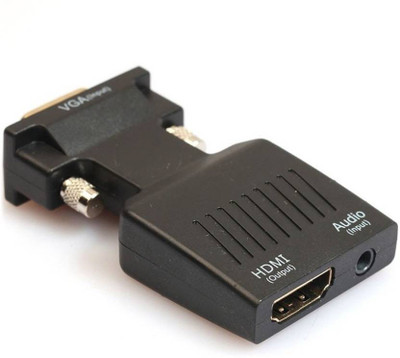 Microware VGA to HDMI Input Output Audio Converter HDMI Cable(Compatible with Computer, LCD, HDTV, LED, DLP TV, Black)
Microware VGA to HDMI Input Output Audio Converter HDMI Cable(Compatible with Computer, LCD, HDTV, LED, DLP TV, Black)