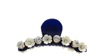 Anuradha Art Jewellery Trendy Butterfly Hair Claw(Blue)
