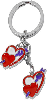 Faynci Unique Red & Silver Heart Shape Keychain for Birthday Gift, Friendship Gift Key Chain
Faynci Unique Red & Silver Heart Shape Keychain for Birthday Gift, Friendship Gift Key Chain