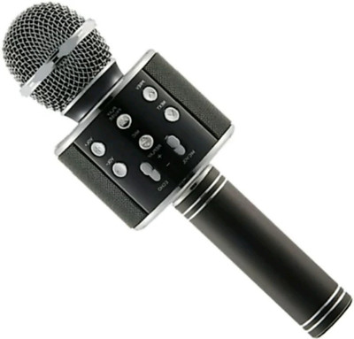 SANJARY WS-858 Wireless Handheld Bluetooth Mic with Speaker (Bluetooth Speaker) Audio Recording and Karaoke Feature Toy Microphone(Black)
SANJARY WS-858 Wireless Handheld Bluetooth Mic with Speaker (Bluetooth Speaker) Audio Recording and Karaoke Feature Toy Microphone(Black)
