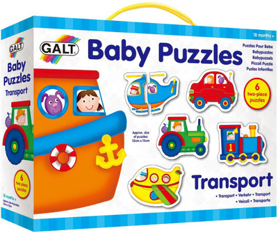 GALT BABY PUZZLES - TRANSPORT(12 Pieces)