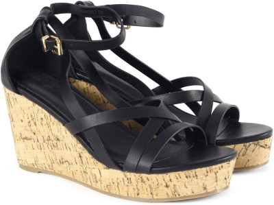 Allen Solly Women BLACK Wedges