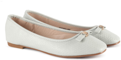 Allen Solly Bellies For Women(Off White, Grey