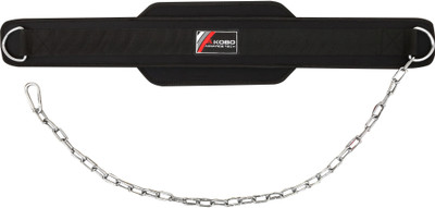 Kobo Professional Dip Belt with Heavy Duty Metal Chain / Dipping Belt Adjustable (Imported) Back Support(Black
Kobo Professional Dip Belt with Heavy Duty Metal Chain / Dipping Belt Adjustable (Imported) Back Support(Black