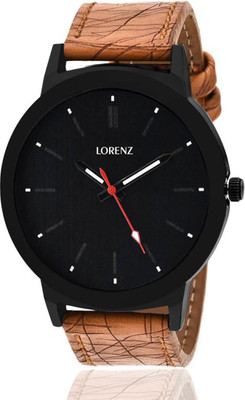 Lorenz MK-1061A Black Big Dial Watch - For Men