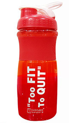 5 O'Clock Sports Cool Spring Shaker Bottle 700 ml - Premium Quality with Sleek and Convenient Design 700 ml Shaker(Pack of 1, Red)
5 O'Clock Sports Cool Spring Shaker Bottle 700 ml - Premium Quality with Sleek and Convenient Design 700 ml Shaker(Pack of 1, Red)