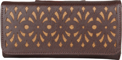 WhiteAsh Casual Brown Clutch