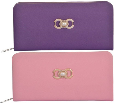 gcompany Casual Purple, Pink Clutch, Pink;purple
