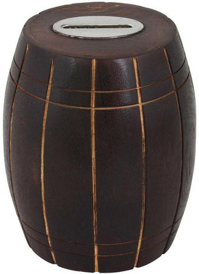 Craft Art India Decorative Handmade Wooden Money Bank/Piggy Bank/Coin Bank in Barrel Shape {CAI-HD-0324-B/Size(Inch):4.1x3.9x3.9} Coin Bank(Brown)
Craft Art India Decorative Handmade Wooden Money Bank/Piggy Bank/Coin Bank in Barrel Shape {CAI-HD-0324-B/Size(Inch):4.1x3.9x3.9} Coin Bank(Brown)