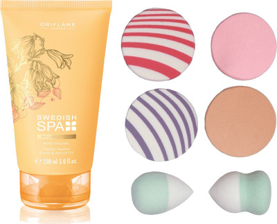 Oriflame Sweden SWEDISH SPA Nourishing Body Polish 150ml With Spoonge(Set of 7)
Oriflame Sweden SWEDISH SPA Nourishing Body Polish 150ml With Spoonge(Set of 7)