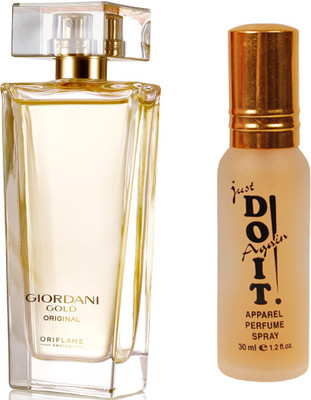 Oriflame Sweden Giordani Gold Original Eau de Parfum 50ml With Just do It Perfume 30ml(Set of 2)
Oriflame Sweden Giordani Gold Original Eau de Parfum 50ml With Just do It Perfume 30ml(Set of 2)