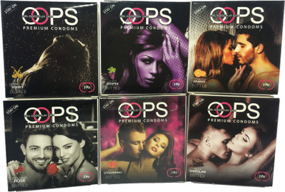 OOPS EXTRA RASIED DOTTS FOR EVERY MOOD Condom(Set of 3, 18S)