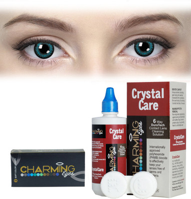 Charming Eyes Quaterly Lenses With LensCareKit By Lens4Eye Quaterly Contact Lens(Turquoise-0.00, Turquoise, Pack of 2)
Charming Eyes Quaterly Lenses With LensCareKit By Lens4Eye Quaterly Contact Lens(Turquoise-0.00, Turquoise, Pack of 2)